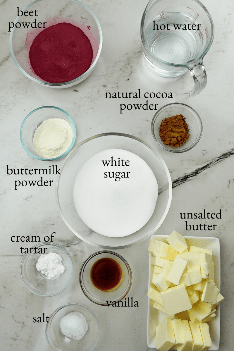 No (Artificial) Dye Red Frosting